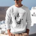 Rock & Roll Wizard Music Nostalgia Premium Tri-Blend Unisex Sweatshirt