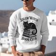 Salem Witch Book Club Bookish Halloween Cat Women Unisex Sweatshirt