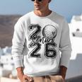 Senior 2026 Golf Player Heart Graduation Girls Teens Unisex Sweatshirt