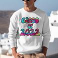 Senior Year 2022 Class Of 2022 Graduation Tie Dye Groovy Unisex Sweatshirt