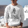 Sexy STFUATTDLAGG Hot Woman Reading Spicy Good Book Love Unisex Sweatshirt