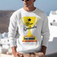 Star Graduate Second Grade Graduation Trophy Cup Unisex Sweatshirt