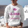 Super Proud Little Cousin Of 2025 Graduate Graduation Family Premium Tri-Blend Unisex Sweatshirt