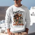 Support Your Local Trick Or Treaters Retro Spooky Nostalgia Unisex Sweatshirt