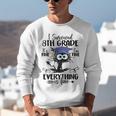 I Survived 8th Grade Graduated Cat Graduation Unisex Sweatshirt