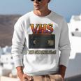 VHS Tape Nostalgia Old School Technology Humor Premium Unisex Sweatshirt