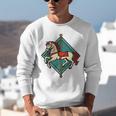 Vintage Carousel Horse Merry Go Round Nostalgia Art Premium Unisex Sweatshirt