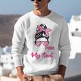 I Wear Pink In Memory Of My Aunt Breast Cancer Awareness Unisex Sweatshirt