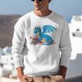 In A World Full Of Bookworms Be A Book Dragon Unisex Sweatshirt