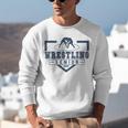 Wrestling Senior Night Wrestling Senior 2025 Graduation 66 Unisex Sweatshirt