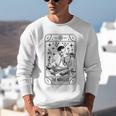 Writer Novelist Book Poetry Author Skeleton Tarot Card Unisex Sweatshirt Writer Novelist Book Poetry Author Skeleton Tarot Card Unisex Sweatshirt