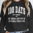 100 Days Of School Sarcastic Teacher Introvert Kid 100th Day Unisex Sweatshirt 100 Days Of School Sarcastic Teacher Introvert Kid 100th Day Unisex Sweatshirt