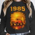 1985 Vintage Sunset Surf Truck Retro Beach Nostalgia Unisex Sweatshirt