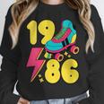 1986 Retro Raised In The 80s Old School Nostalgia Vibes Unisex Sweatshirt