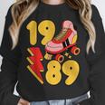 1989 Retro Roller Skate Vintage 80s Nostalgia Collector Unisex Sweatshirt