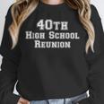 40th High School Reunion Class Of Graduation Year Unisex Sweatshirt