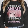 5th Grade Graduation Anime 2025 Graduate Elementary Girls Unisex Sweatshirt