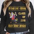 5th Grade Graduation Shirt Dabbing Unicorn Boys Class 2018 Unisex Sweatshirt