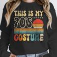 This Is My 70s Costume Vintage Nostalgia Mixtape 1970s Party Unisex Sweatshirt