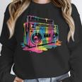 80s 90s Hip Hop Nostalgia Retro Boombox Music Lovers Unisex Sweatshirt
