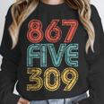 8675309 Retro Vintage 80's 90's Music Nostalgia Unisex Sweatshirt 8675309 Retro Vintage 80's 90's Music Nostalgia Unisex Sweatshirt