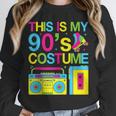 This Is My 90's Costume Retro 1990s Style Cassette Nostalgia Unisex Sweatshirt