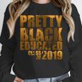 African American Girl Graduation Shirt Senior 2019 Unisex Sweatshirt