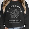 Analogue Nostalgia Letter & Stamp Graphic Unisex Sweatshirt