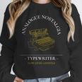 Analogue Nostalgia Typewriter Graphic Unisex Sweatshirt Analogue Nostalgia Typewriter Graphic Unisex Sweatshirt