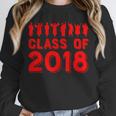 & Red Class Of 2018 Senior GraduationShirt Unisex Sweatshirt