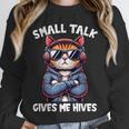Anti Social Anxiety Mindfulness No Small Talk Introvert Cat Men Women Unisex Sweatshirt Anti Social Anxiety Mindfulness No Small Talk Introvert Cat Men Women Unisex Sweatshirt