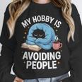 Anti-Social Club Homebody Introvert Hibernate Hermit Shyness Unisex Sweatshirt