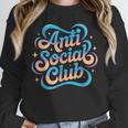 Anti-Social Club Introvert Humor Unisex Sweatshirt