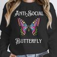 Antisocial Butterfly Aesthetic Introvert For Women Men Unisex Sweatshirt Antisocial Butterfly Aesthetic Introvert For Women Men Unisex Sweatshirt