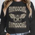 Antisocial Butterfly Quote Socially Selective Introvert Unisex Sweatshirt