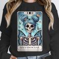 Antisocial Butterfly Tarot Card Introvert Women Stay Home Unisex Sweatshirt