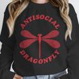 Antisocial Dragonfly Introvert Humor Nature Insect Graphic Unisex Sweatshirt Antisocial Dragonfly Introvert Humor Nature Insect Graphic Unisex Sweatshirt