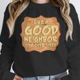 Antisocial Like A Good Neighbor Stay Over There Introvert Unisex Sweatshirt
