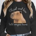 Antisocial Introvert Capybara Sarcastic Humor Unisex Sweatshirt Antisocial Introvert Capybara Sarcastic Humor Unisex Sweatshirt