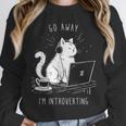 Antisocial Introvert Cat With Coffee On Computer Emo Goth For Men Women Unisex Sweatshirt Antisocial Introvert Cat With Coffee On Computer Emo Goth For Men Women Unisex Sweatshirt