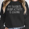 Antisocial Introvert Tee Co Introvert Antisocial Sarcastic Humorous -Adults Small Cotton 65 Polyester 35 Short Sleeve Classic Fit Crew Neck Unisex Sweatshirt