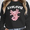Axolovert Axolotl Humor Salamander Introvert Unisex Sweatshirt