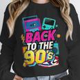 Back To The 90s Nostalgia Cassette Game Console Boombox Unisex Sweatshirt