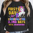 Back To School First Day Of Kindergarten Graduation Unicorn Unisex Sweatshirt