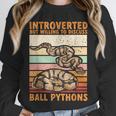 Ball Python Snake Introvert Ball Python Unisex Sweatshirt Ball Python Snake Introvert Ball Python Unisex Sweatshirt