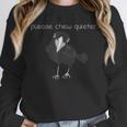 Bird Please Chew Quieter Introvert Quietness Unisex Sweatshirt Bird Please Chew Quieter Introvert Quietness Unisex Sweatshirt