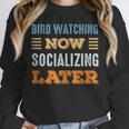 Bird Watching Now Minimal Socializing Introvert Vintage Unisex Sweatshirt Bird Watching Now Minimal Socializing Introvert Vintage Unisex Sweatshirt