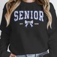 Blue Bow Coquette Floral Senior 2026 Graduation Class Unisex Sweatshirt