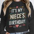 Boho Nostalgia It's My Niece's Birthday Women Kids Unisex Sweatshirt Boho Nostalgia It's My Niece's Birthday Women Kids Unisex Sweatshirt