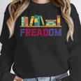 Book Lover Freedom Librarian Vintage Retro Reading Present Unisex Sweatshirt